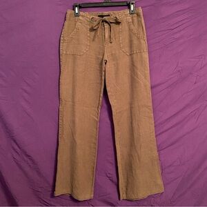 Sanctuary Beige Linen Trousers. Size 25.